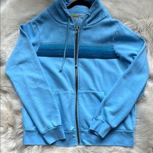 Aviator Nation 5 Stripe Hoodie Blue Size XL EUC